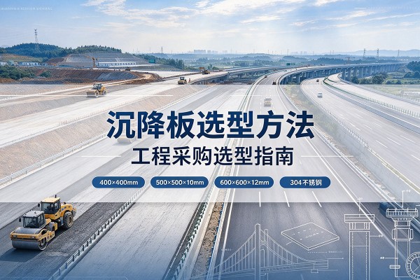 西畴沉降板选择方法