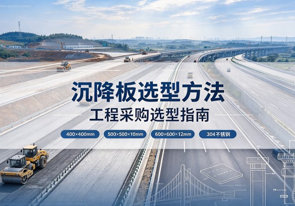 西畴沉降板选择方法